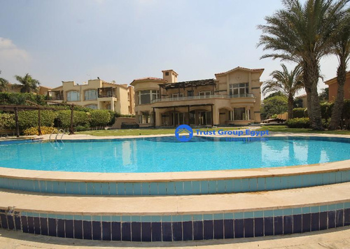 modern villa with private swimming pool