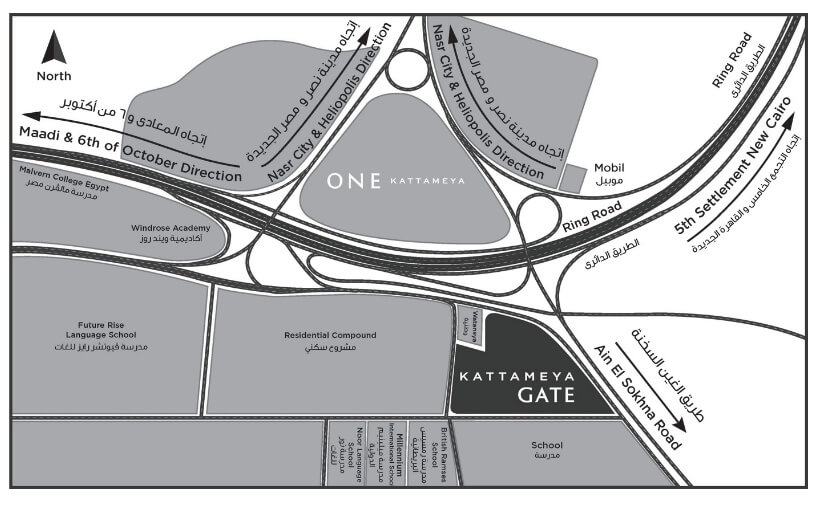 Katameya Gate Location