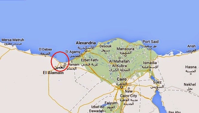 موقع مدينة العلمين الجديدة