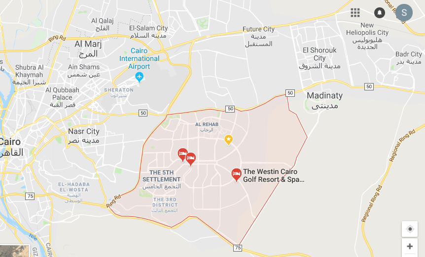 New Cairo Location