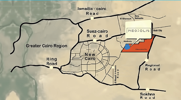 Neopolis Wadi Degla Location