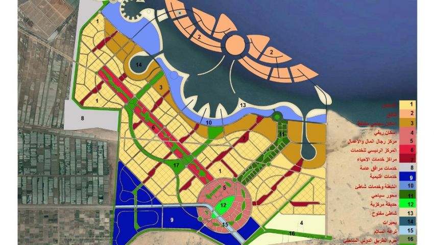 مخطط مدينة بورسعيد الجديدة