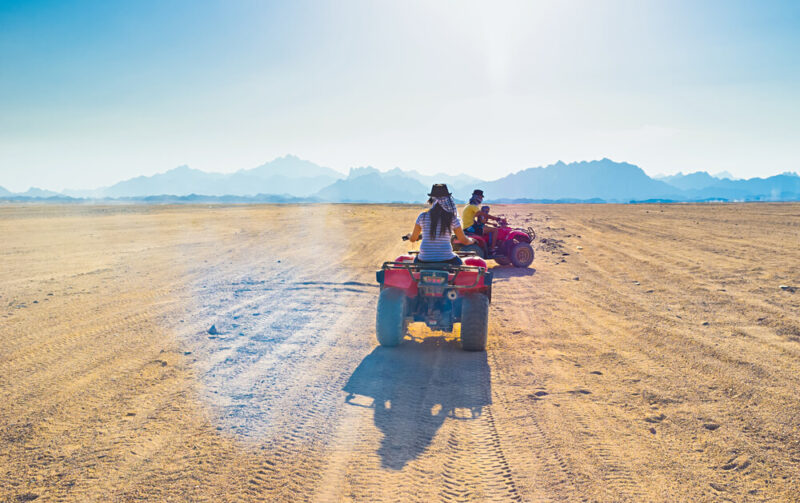 Quad biking in Sahl Hasheesh