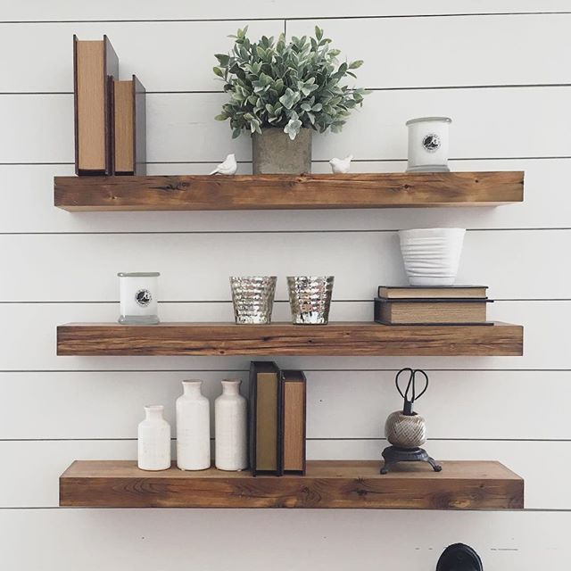 Floating shelves