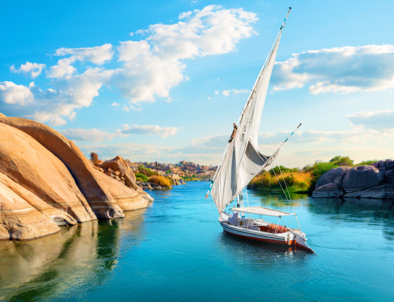 Felucca in the Nile River