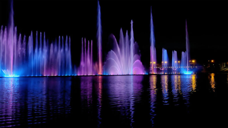 Dancing fountain