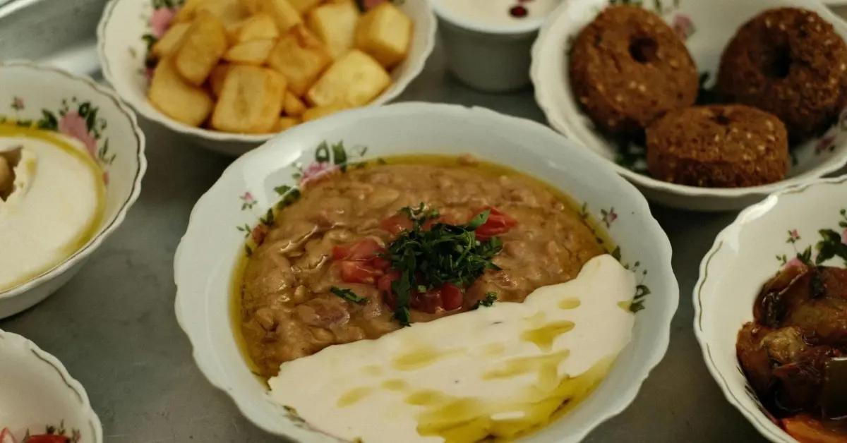 صورة لطبق سحور مصري