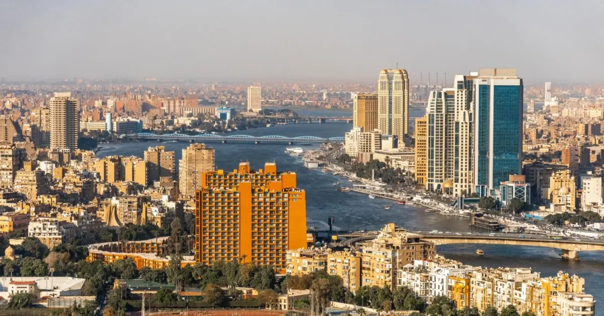 صورة توضيحية للقاهرة عن بعد