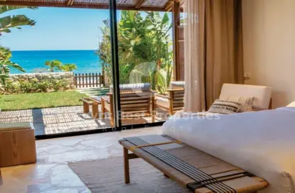Chalet - 2 Bedrooms - 2 Bathrooms for sale in Ramla Lakeside - Qesm Ad Dabaah - North Coast