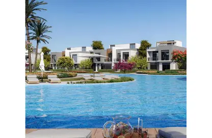 Twin House - 4 Bedrooms - 4 Bathrooms for sale in Lake West 3 - Sheikh Zayed Compounds - Sheikh Zayed City - Giza