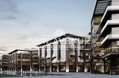 Office Space - Studio - 2 Bathrooms for sale in The Waterway View - 90 Street - The 5th Settlement - New Cairo City - Cairo
