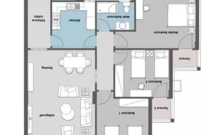 شقة - 3 غرف نوم - 3 حمامات للبيع في تالة - كمبوندات 6 أكتوبر - مدينة 6 أكتوبر - الجيزة