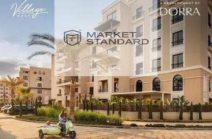 Apartment - 1 Bedroom - 1 Bathroom for rent in Village West - Sheikh Zayed Compounds - Sheikh Zayed City - Giza