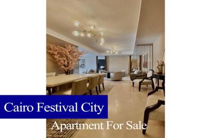 Apartment - 3 Bedrooms - 3 Bathrooms for sale in Cairo Festival City - North Investors Area - New Cairo City - Cairo