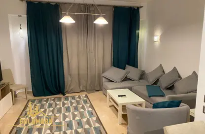 Duplex - 1 Bedroom - 1 Bathroom for rent in Palm Hills Village Gate - South Investors Area - New Cairo City - Cairo