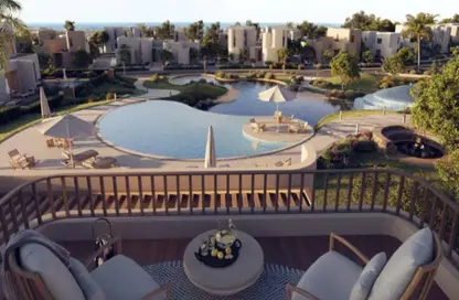 Chalet - 3 Bedrooms - 3 Bathrooms for sale in Makadi Orascom Resort - Makadi - Hurghada - Red Sea