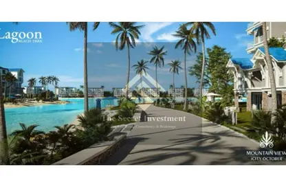 iVilla - 3 Bedrooms - 4 Bathrooms for sale in Lagoon Beach Park - 5th Settlement Compounds - The 5th Settlement - New Cairo City - Cairo