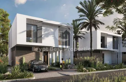 Villa - 4 Bedrooms - 5 Bathrooms for sale in Solana - New Zayed City - Sheikh Zayed City - Giza
