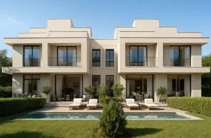 Twin House - 4 Bedrooms - 4 Bathrooms for sale in Al Karma Gates - New Zayed City - Sheikh Zayed City - Giza