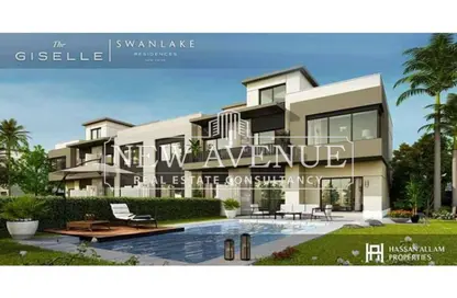 Townhouse - 4 Bedrooms - 4 Bathrooms for sale in Swan Lake Residence - 5th Settlement Compounds - The 5th Settlement - New Cairo City - Cairo