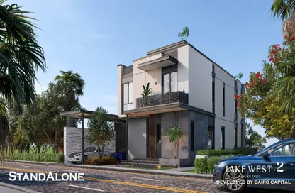 Townhouse - 3 Bedrooms - 3 Bathrooms for sale in Lake West - Sheikh Zayed Compounds - Sheikh Zayed City - Giza