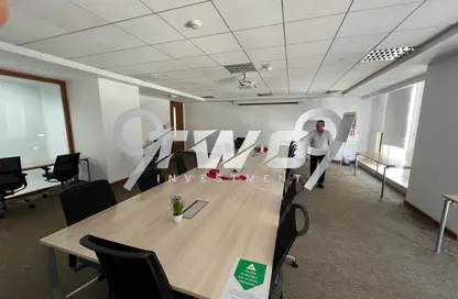 Office Space - Studio - 2 Bathrooms for rent in Bank Center Street - South Teseen St. - The 5th Settlement - New Cairo City - Cairo