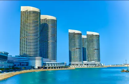 كبينه - غرفة نوم - 1 حمام للبيع في نورث ايدج تاورز - مدينة العلمين الجديدة - العلمين - الساحل الشمالي