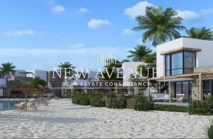 Chalet - 3 Bedrooms - 4 Bathrooms for sale in Azha North - Ras Al Hekma - North Coast