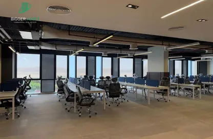 Office Space - Studio - 6 Bathrooms for rent in Street 70 - District 1 - The 5th Settlement - New Cairo City - Cairo