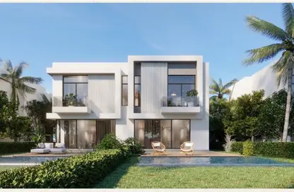 Twin House - 3 Bedrooms - 4 Bathrooms for sale in Azha North - Ras Al Hekma - North Coast