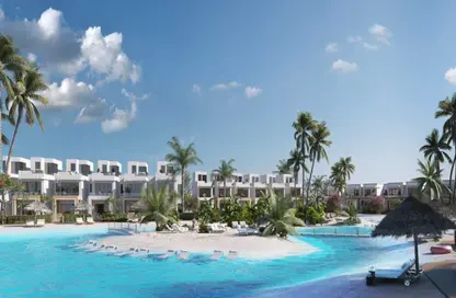 Chalet - 2 Bedrooms - 2 Bathrooms for sale in Azha North - Ras Al Hekma - North Coast