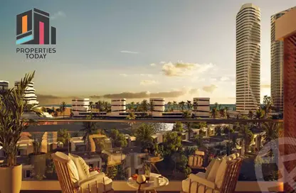 Apartment - 1 Bedroom - 2 Bathrooms for sale in Palm Hills New Alamein - New Alamein City - Al Alamein - North Coast