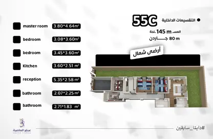 Apartment - 3 Bedrooms - 2 Bathrooms for sale in New Narges - New Cairo City - Cairo