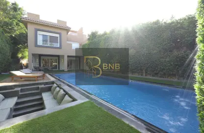 Villa - 5 Bedrooms - 5 Bathrooms for rent in Al Guezira Green Park - South Investors Area - New Cairo City - Cairo