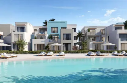 Chalet - 2 Bedrooms - 3 Bathrooms for sale in Beit Al Bahr - Sidi Heneish - North Coast