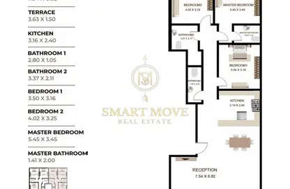 Apartment - 3 Bedrooms - 3 Bathrooms for sale in North Rehab - New Cairo City - Cairo