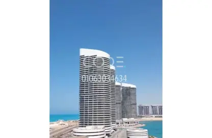 شقة - غرفة نوم - 1 حمام للبيع في ذا جيت تاورز - مدينة العلمين الجديدة - العلمين - الساحل الشمالي