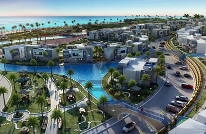 Chalet - 2 Bedrooms - 2 Bathrooms for sale in Sea View - Ras Al Hekma - North Coast