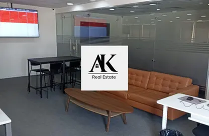 Office Space - Studio - 3 Bathrooms for rent in Bank Center Street - South Teseen St. - The 5th Settlement - New Cairo City - Cairo