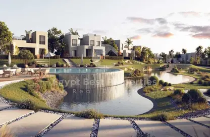 Chalet - 3 Bedrooms - 3 Bathrooms for sale in Swan Lake Gouna - Al Gouna - Hurghada - Red Sea