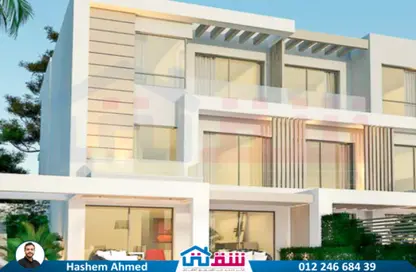 Twin House - 6 Bedrooms - 6 Bathrooms for sale in Palm Hills - Alexandria Compounds - Alexandria