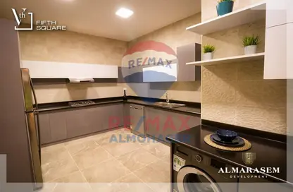 شقة - 2 غرف نوم - 2 حمامات للبيع في فيفث سكوير - التجمع الخامس - مدينة القاهرة الجديدة - القاهرة