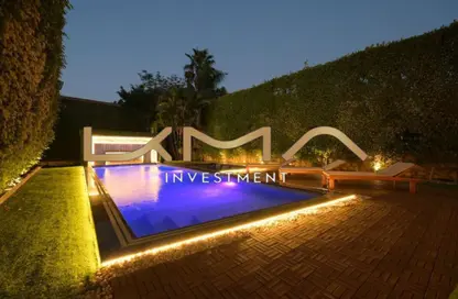 Villa - 5 Bedrooms - 5 Bathrooms for rent in Al Jazeera - 5th Settlement Compounds - The 5th Settlement - New Cairo City - Cairo