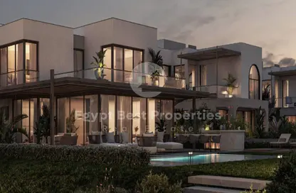 Chalet - 2 Bedrooms - 3 Bathrooms for sale in Direction White - Ras Al Hekma - North Coast