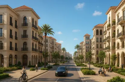 شقة - 3 غرف نوم - 2 حمامات للبيع في الحي اللاتيني - مدينة العلمين الجديدة - العلمين - الساحل الشمالي