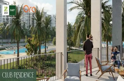 شقة - 2 غرف نوم - 2 حمامات للبيع في زيد إيست - كمبوندات التجمع الخامس - التجمع الخامس - مدينة القاهرة الجديدة - القاهرة