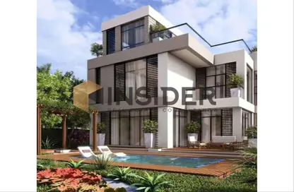Twin House - 4 Bedrooms - 4 Bathrooms for sale in Saada Compound - New Cairo City - Cairo