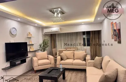 Apartment - 2 Bedrooms - 1 Bathroom for rent in Street 206 - Degla - Hay El Maadi - Cairo