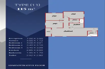 Apartment - 3 Bedrooms - 2 Bathrooms for sale in Hadayek El Ahram - Giza