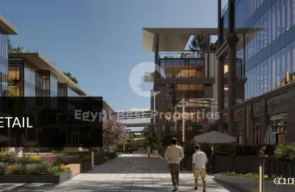 Office Space - Studio - 1 Bathroom for sale in Golden Gate - South Teseen St. - The 5th Settlement - New Cairo City - Cairo